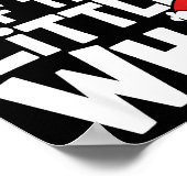 Pregnancy Announcemen Dad Of The Little Who  Poster (Ecke)