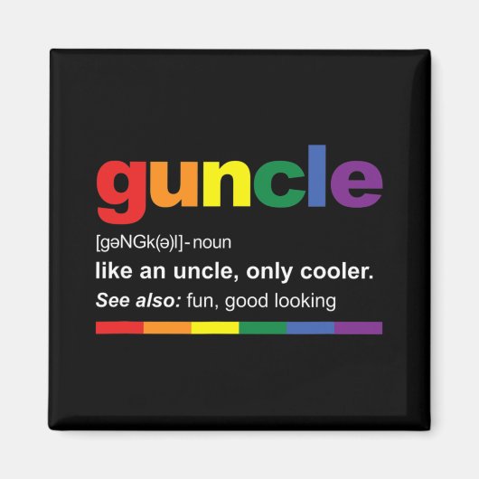 Pregnancy Announcemen For Gay Uncle New Uncle Magnet (Vorne)