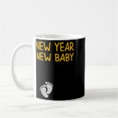 Pregnancy Announcemen - New Year New Baby  Kaffeetasse (Links)