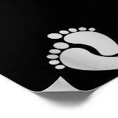 Pregnancy Announcemen - New Year New Baby  Poster (Ecke)