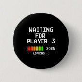 Pregnancy Announcement 2026 Waiting For Player 3 D Button (Vorderseite)