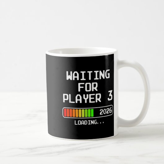 Pregnancy Announcement 2026 Waiting For Player 3 D Kaffeetasse (Rechts)