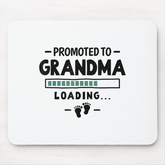 Pregnancy Announcement First Grandbaby - Promoted Mousepad (Vorne)