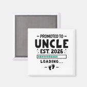 Pregnancy Announcement For Family Promoted To Uncl Magnet (Vorderseite/Rückseite)