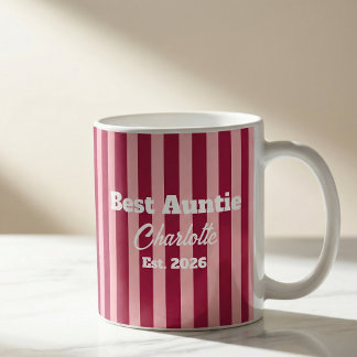 Pregnancy announcement gift auntie kaffeetasse