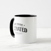 Pregnancy Announcement Gift Dad Mode Activated Tasse (Vorderseite Links)