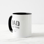 Pregnancy Announcement Gift First Time Dad Tasse (Vorderseite Links)