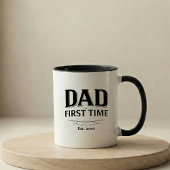 Pregnancy Announcement Gift First Time Dad Tasse