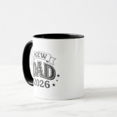 Pregnancy Announcement Gift New Dad 2026 Tasse (Vorderseite Links)