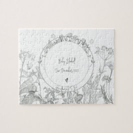 Pregnancy Announcement Grandparents Due Date Puzzle