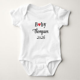 Pregnancy Announcement Idea, Personalized w. Name, Baby Strampler