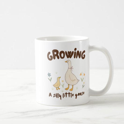 Pregnancy Announcement Mom Growing A Silly Little Kaffeetasse (Rechts)