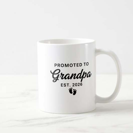 Pregnancy Announcement New Grandpa Promoted To Gra Kaffeetasse (Rechts)