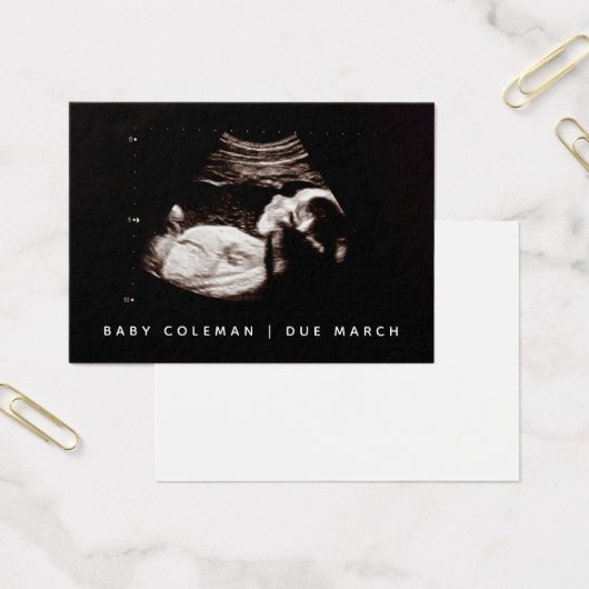Pregnancy Announcement Sonogram Mini Card Pack (Büro)