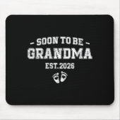 Pregnancy Announcement Soon To Be Grandma 2026 Mousepad (Vorne)