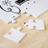 Pregnancy Announcement to Husband Black and White Puzzle (Seite)