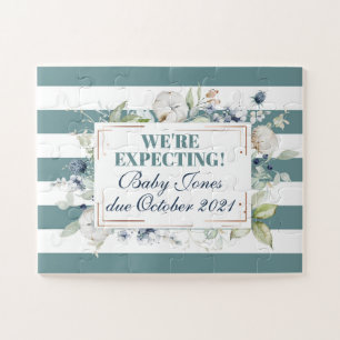 Pregnancy Announcement we're Expecting A Baby Puzzle