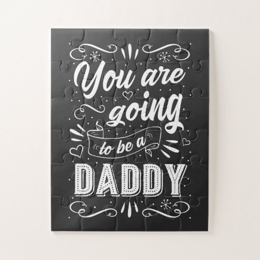 Pregnancy Announcement You are Going to be a Daddy Puzzle (Vertikal)