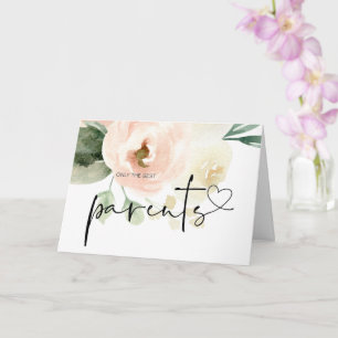 Pregnancy Baby Reveal Geschenk an Großeltern Blush Karte