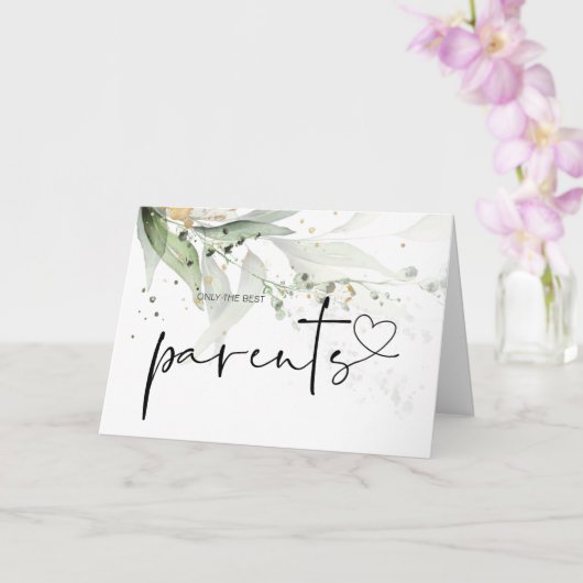 Pregnancy Baby Reveft Geschenk für Großeltern Grün Karte (Orchidee)