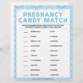 Pregnancy Candy Match [Luxury Lace [blau] Briefbogen (Vorne/Hinten)