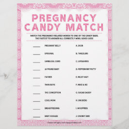 Pregnancy Candy Match [Luxury Lace [Pink] Briefbogen