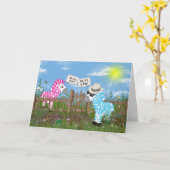 Pregnancy Congratulations Wildlife Karte (Gelbe Blume)