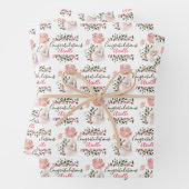 Pregnancy Gratulationen Umpackpapier Blätter (Beispiel)