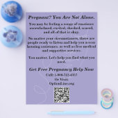 Pregnancy Help/After Abortion Care Flyer (Einzeln)