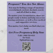 Pregnancy Help/After Abortion Care Flyer (Vorne)