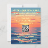 Pregnancy Help/After Abortion Resources (Rückseite)