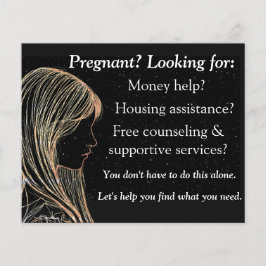 Pregnancy help and after abortion flyer