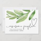 Pregnancy Herzlichen Glückwunsch Geschenk für Frie Karte (Vorderseite)