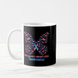 Pregnancy Infant Loss Awareness Pink Blue Ribbon Kaffeetasse