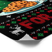 Pregnancy New Mom Baby Pregnant Christmas Couples  Poster (Ecke)