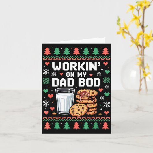 Pregnancy New Mom Baby Pregnant Christmas Matching Karte (Gelbe Blume)