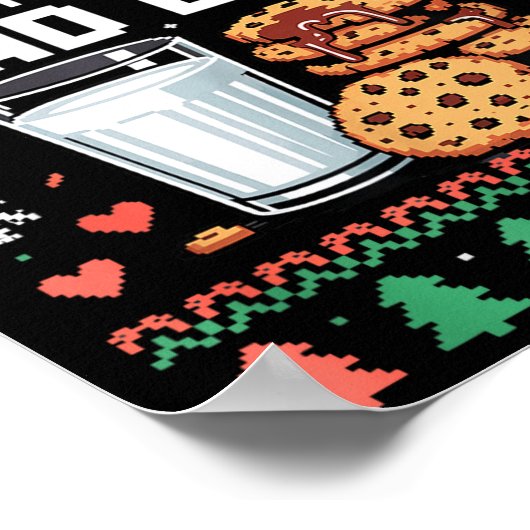 Pregnancy New Mom Baby Pregnant Christmas Matching Poster (Ecke)