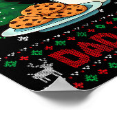 Pregnancy New Mom Baby Pregnant Christmas Matching Poster (Ecke)