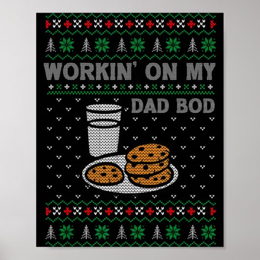 Pregnancy New Mom Baby Pregnant Christmas Matching Poster (Vorne)