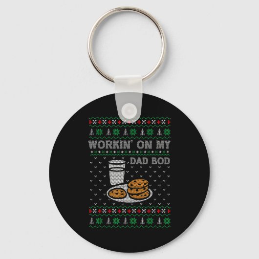 Pregnancy New Mom Baby Pregnant Christmas Matching Schlüsselanhänger (Vorderseite)