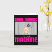 Pregnancy Reveal & Announcement Baby Making Ma Karte (Gelbe Blume)