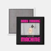 Pregnancy Reveal & Announcement Baby Making Ma Magnet (Vorderseite/Rückseite)
