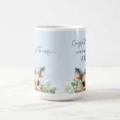 Pregnancy Reveal bei Tante Winter Deer Kaffeetasse (Mittel)