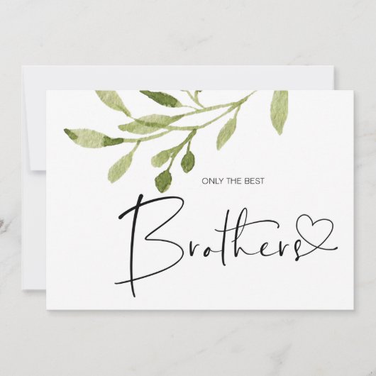 Pregnancy Reveal Brother Baby Announccard Karte (Vorderseite)