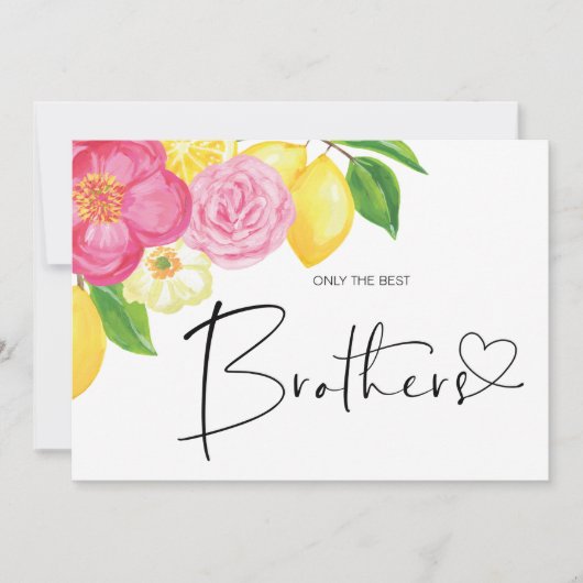 Pregnancy Reveal Brother New Oncle Baby Karte (Vorderseite)