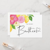 Pregnancy Reveal Brother New Oncle Baby Karte (Vorderseite/Rückseite Beispiel)