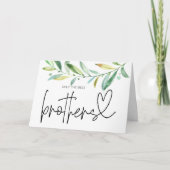 Pregnancy Reveal Brother Uncle to Be I'm Pregnant Karte (Vorderseite)