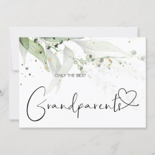 Pregnancy Reveal Great Grandeleltern New Baby Karte