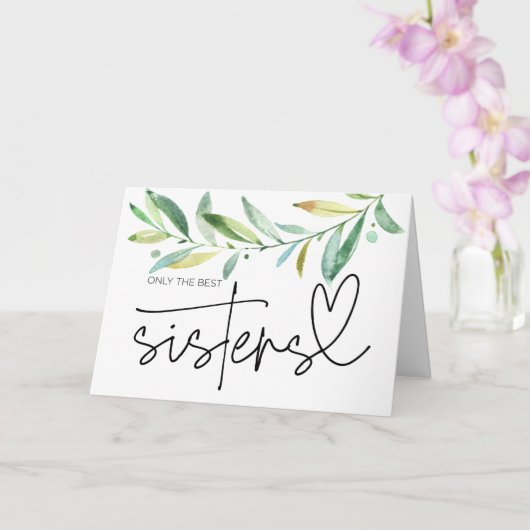 Pregnancy Reveal Schwester Tante zu sein Ich bin s Karte (Orchidee)