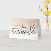 Pregnancy Reveal Sister Aunt to Be I'm Pregnant Ca Karte (Gelbe Blume)